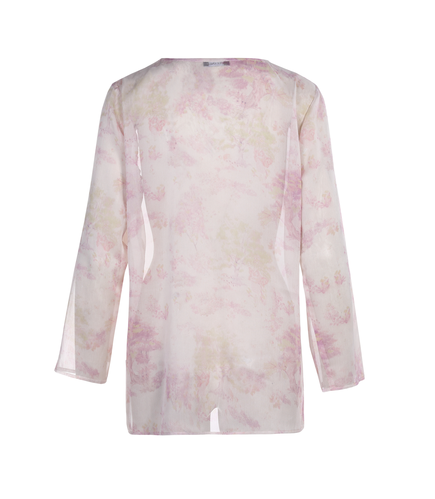 Ladies Fashion Polyester Long Sleeve Printed Blouse ODM