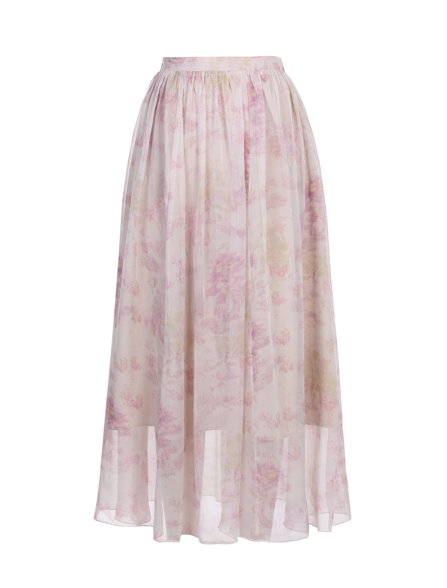 Ladies Fashion Polyester Layered Printed Skirt ODM