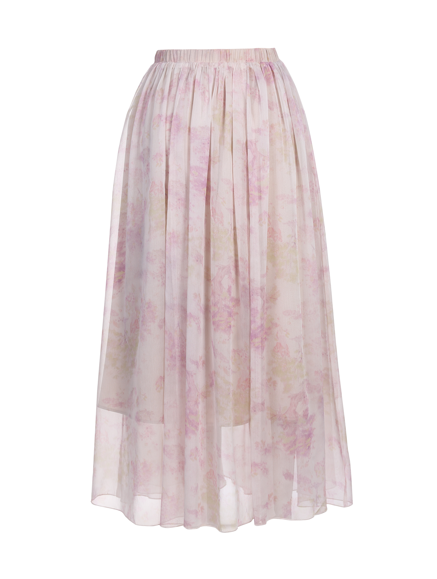 Ladies Fashion Polyester Layered Printed Skirt ODM