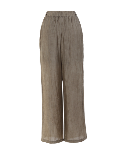 Ladies Fashion Viscose Wide Leg High Waisted Pants ODM