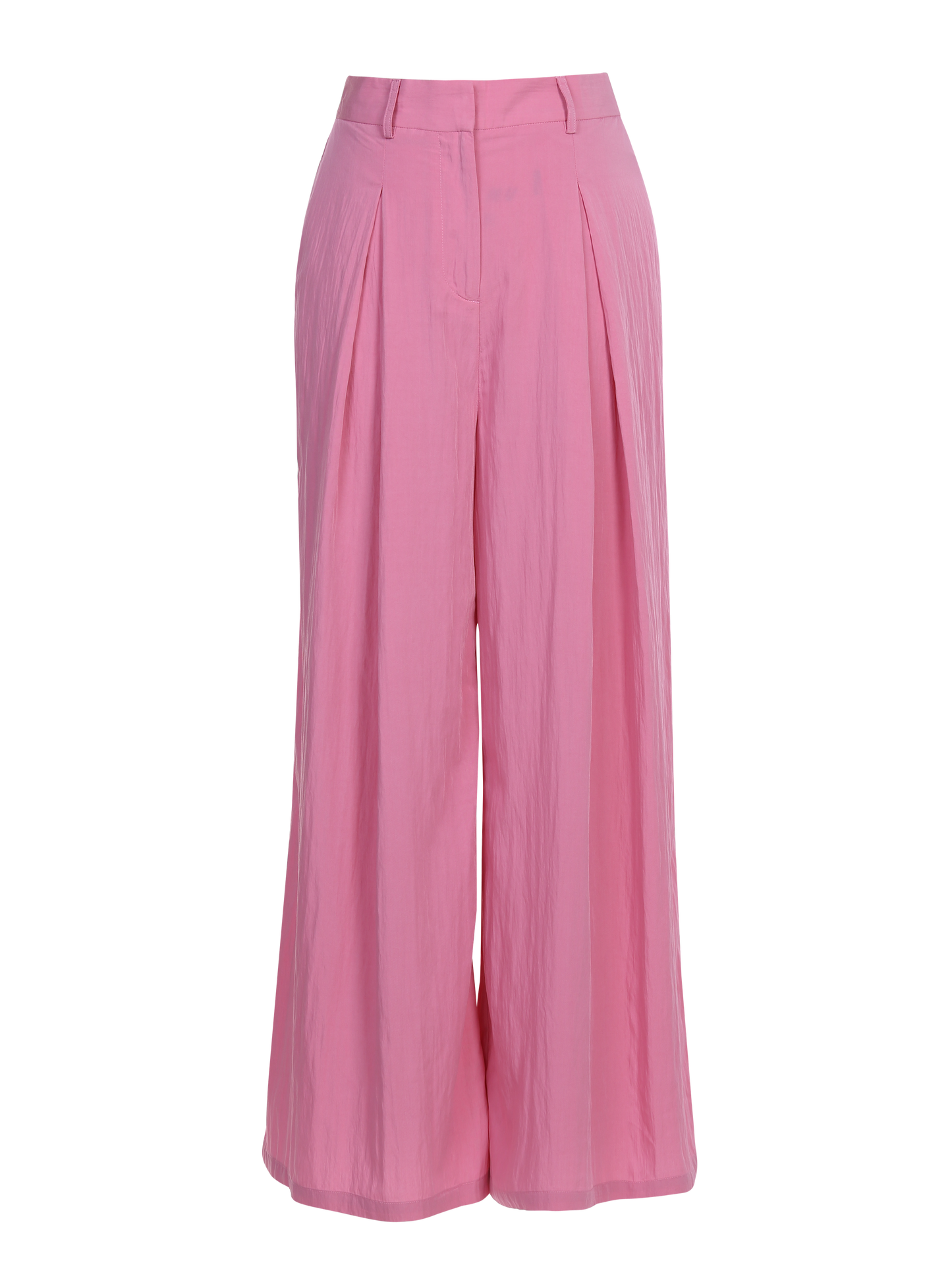 Ladies Fashion Cotton Wide Leg High Waisted Pants ODM
