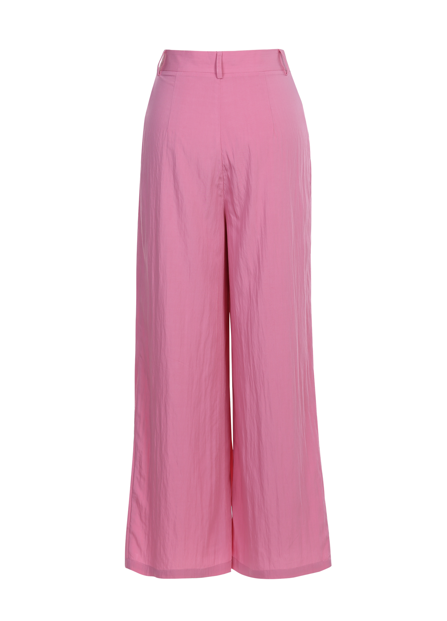 Ladies Fashion Cotton Wide Leg High Waisted Pants ODM