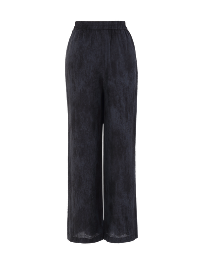 Ladies Fashion Viscose Wide Leg High Waisted Pants ODM