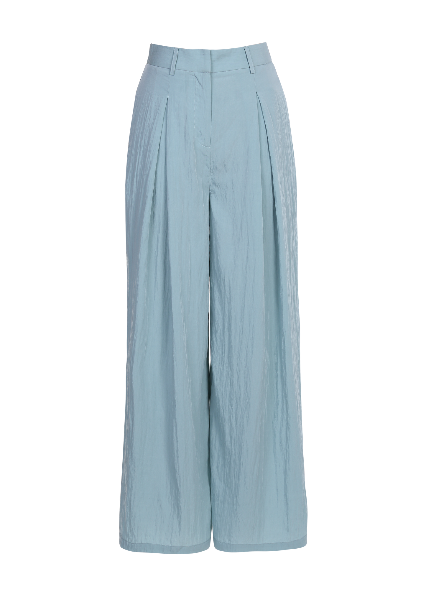 Ladies Fashion Cotton Wide Leg High Waisted Pants ODM