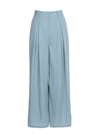 Ladies Fashion Cotton Wide Leg High Waisted Pants ODM