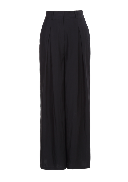 Ladies Fashion Cotton Wide Leg High Waisted Pants ODM