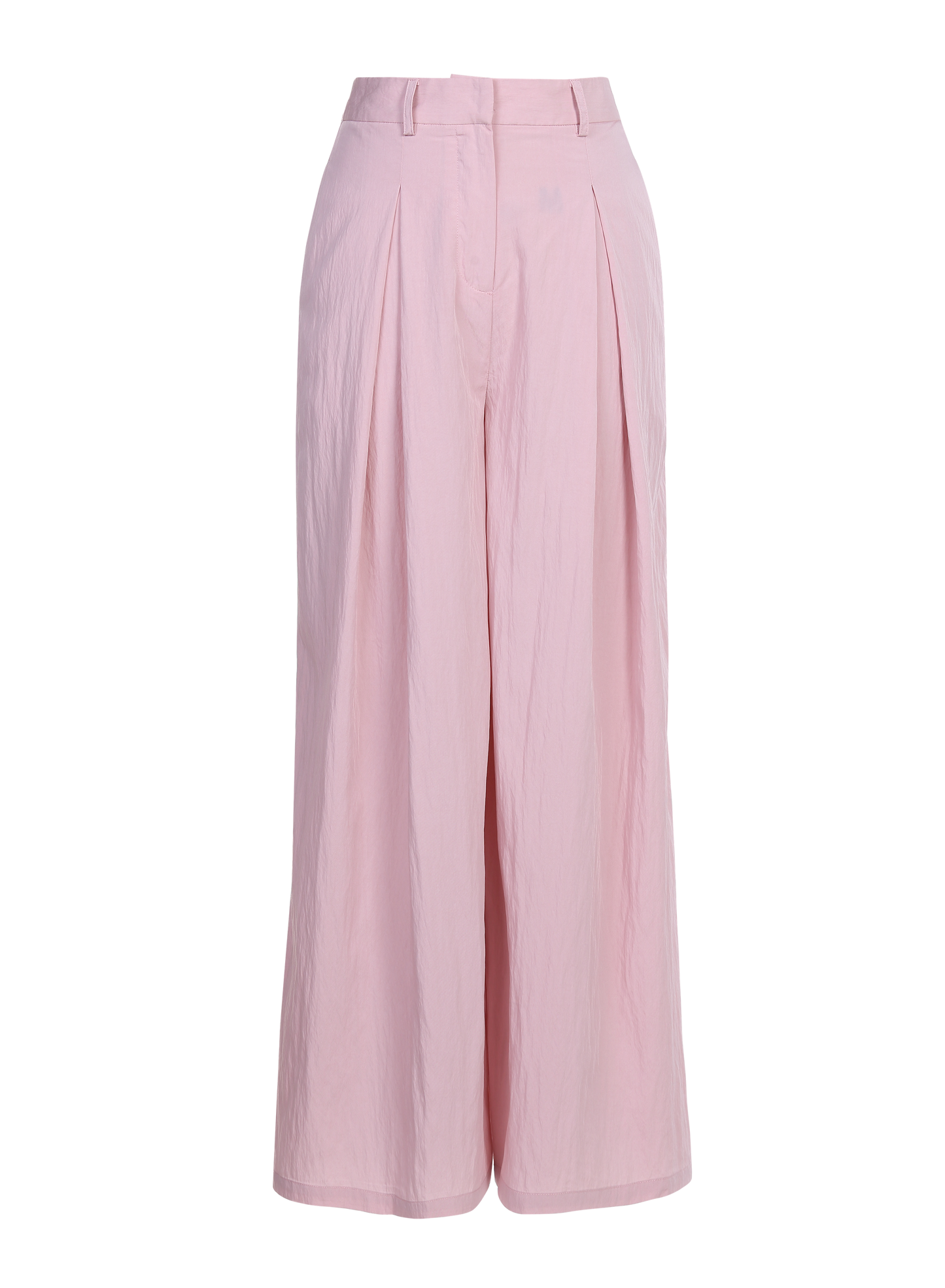 Ladies Fashion Cotton Wide Leg High Waisted Pants ODM