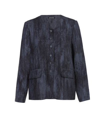 Ladies Fashion Viscose Long Sleeve Blazer with Buttons ODM