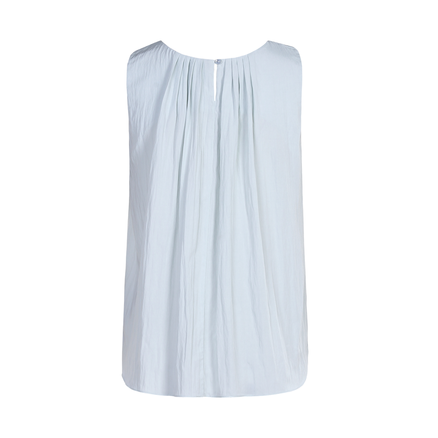Ladies Fashion Cotton Sleeveless Pleated Top  ODM