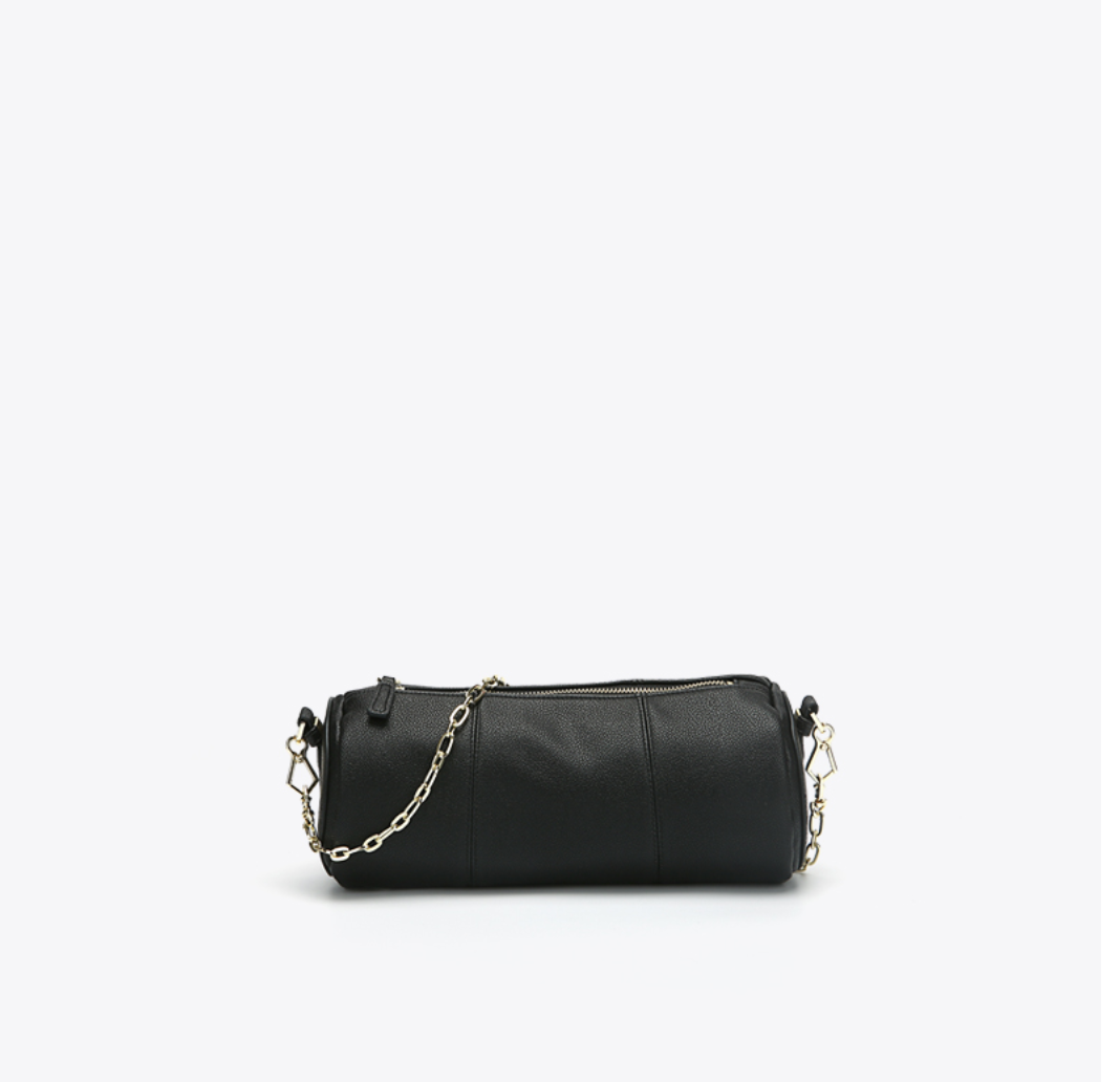 Long Barrel Shoulder Bag with Chain 長圓桶形單肩包