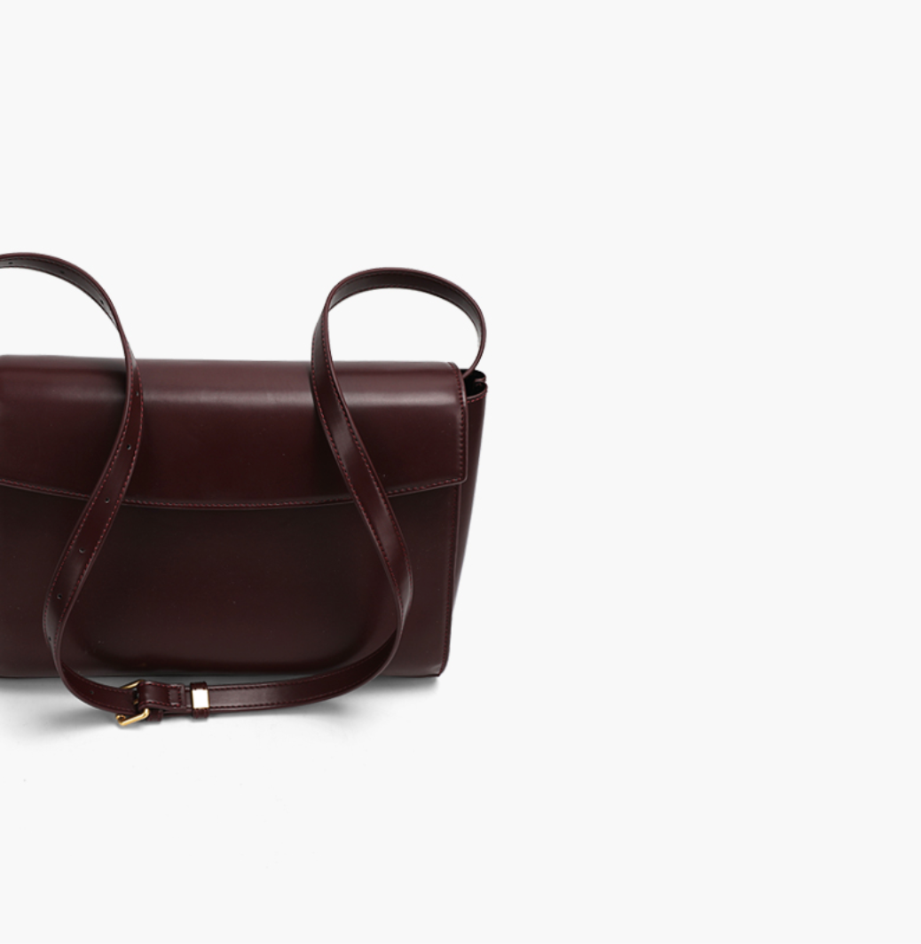 Simple Shoulder Bag 簡約風琴款公文包