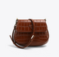 Animal Print Saddle Shoulder Bag 復古馬鞍形單肩包