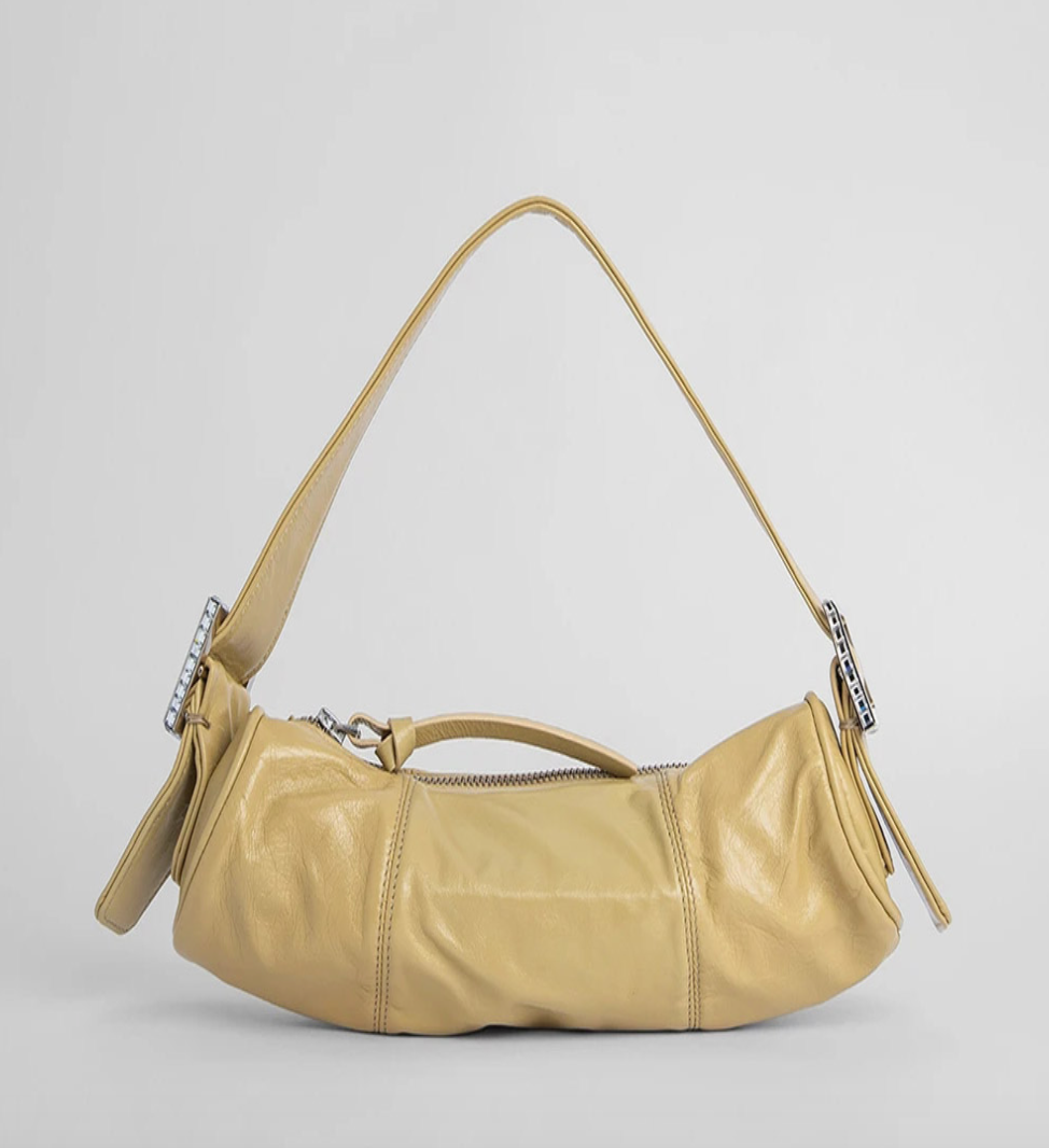 Vintage Long Barrel Shoulder Bag 香蕉形復古腋下包