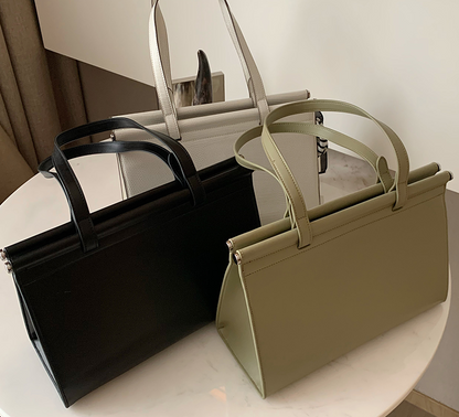 Basic Clean design Shoulder Bag 高貴氣質時尚蛇紋單肩手提包